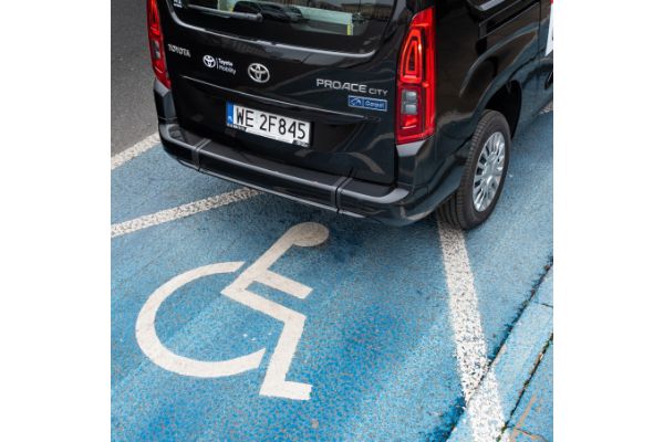 Toyota PROACE CITY przystosowana do przewozu osób niepełnosprawnych