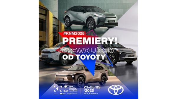 Kolejny krok Toyoty. Polska premiera czterech modeli elektrycznych na Kongresie Nowej Mobilności w Katowicach