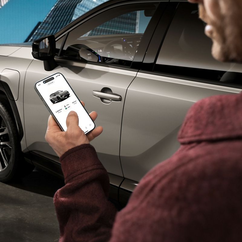 Toyota RAV4 on myToyota app