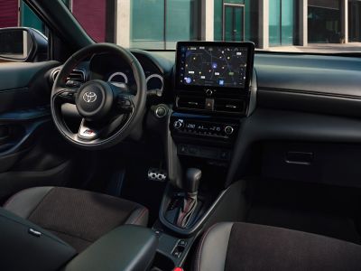 Interior of Toyota Yaris Cross