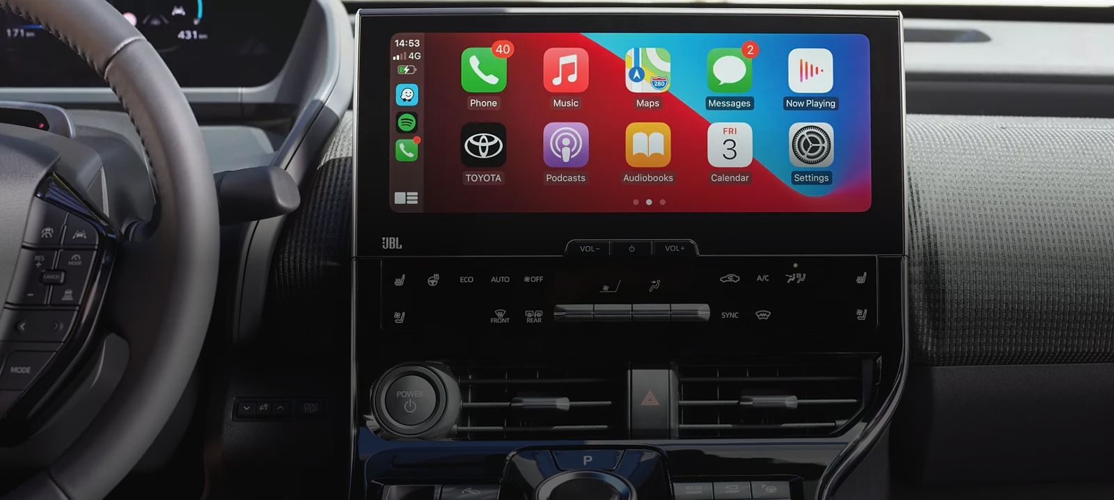 Toyota bZ4X multimedia