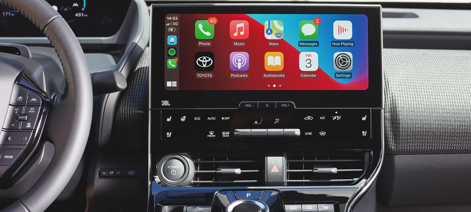 Toyota bZ4X multimedia