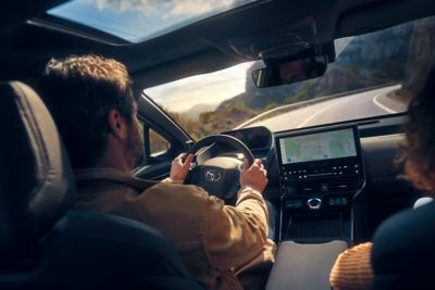 Rodinná cesta v elektrické Toyotě bZ4X