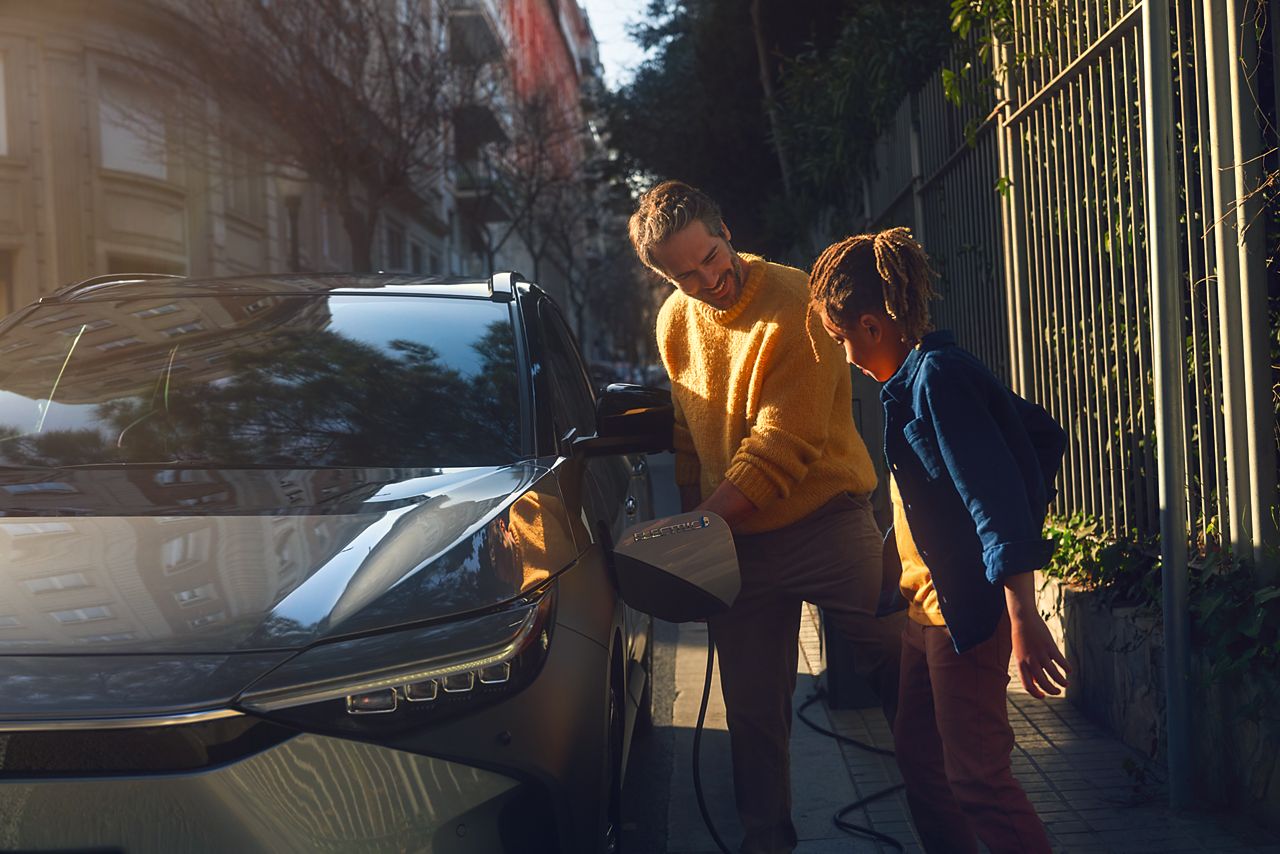 Toyota charging network outlet