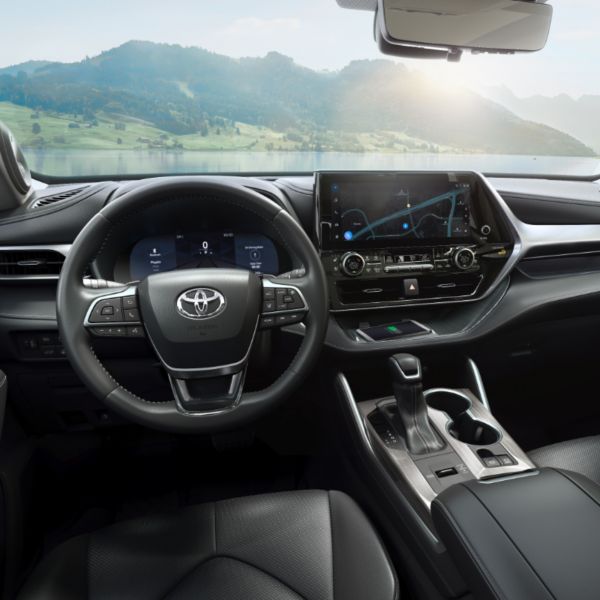 Stylowe wnętrze Toyoty Highlander