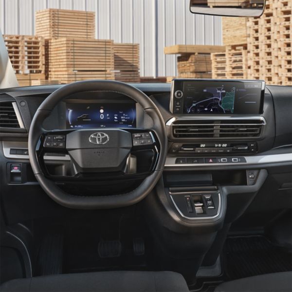 Toyota Proace interieur met Tailored Pack