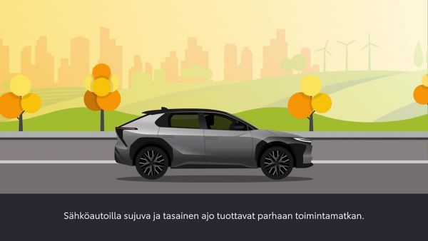 Sähköauton toimintamatkan maksimointi