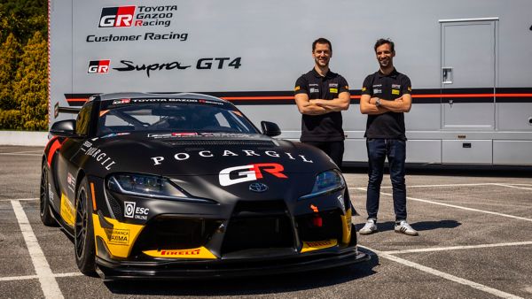 Toyota GR Supra GT4 EVO com pilotos - TOYOTA GAZOO Racing Caetano Portugal 1920x1080