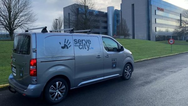 Toyota donated an electric Proace to Serve the City