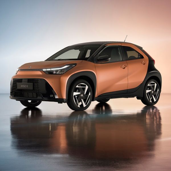 Toyota AYGO X GR SPORT driekwart vooraanzicht