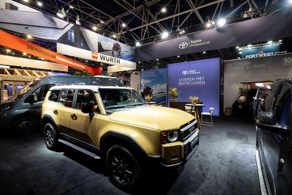 Toyota Bouwbeurs 2025 Land Cruiser driekwart vooraanzicht