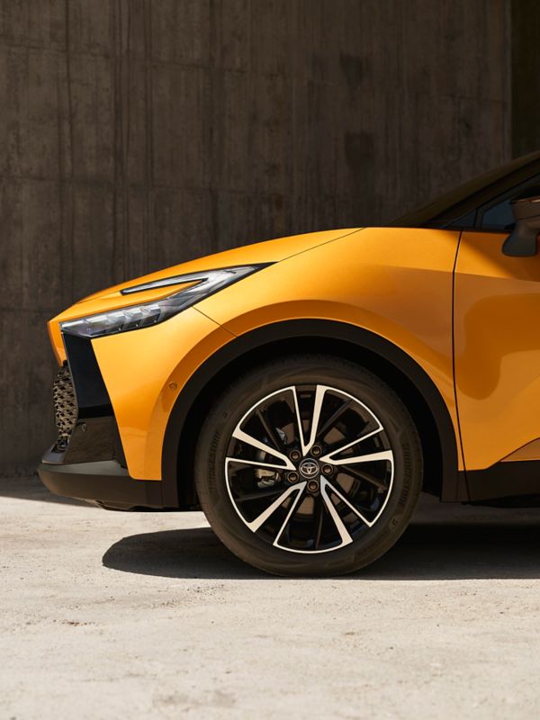 Toyota, C-HR, exterieur, wielbasis, oranje