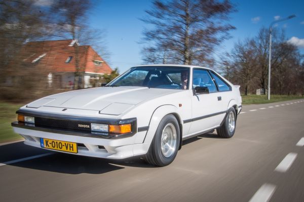 Toyota Celica Supra, exterieur, wit, linksvoor, rijdend