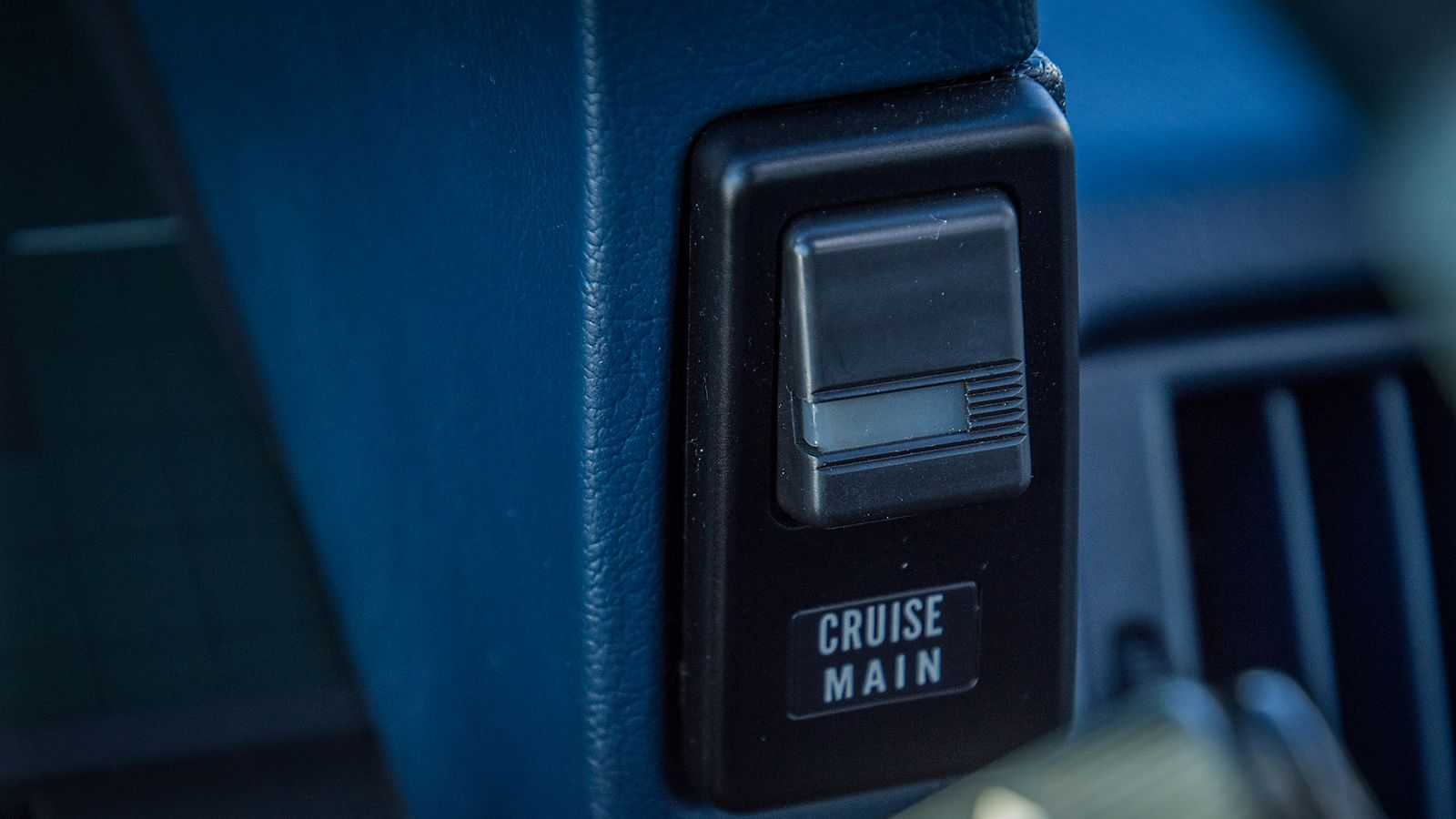 Toyota Celica Supra, interieur, cruise main, knop