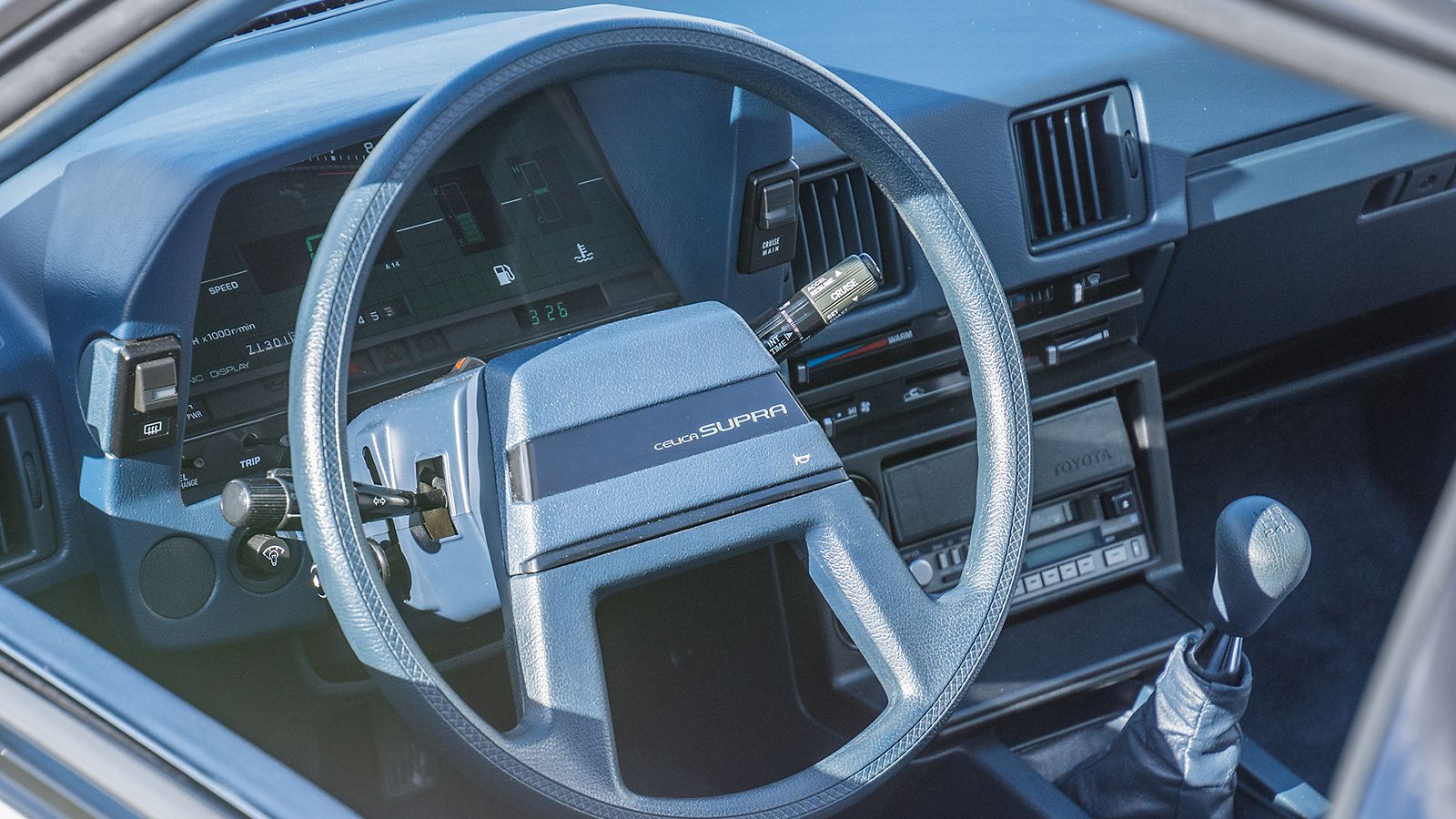 Toyota Celica Supra, interieur, stuur