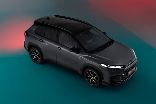 Toyota, Corolla, Cross, GR, Sport, boven, aanzicht, stilstaand, exterieur