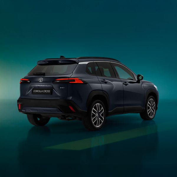 Toyota, Corolla, Cross, achter, zijaanzicht, stilstaand, exterieur
