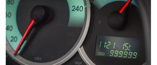 Toyota Corolla Verso, kilometerteller