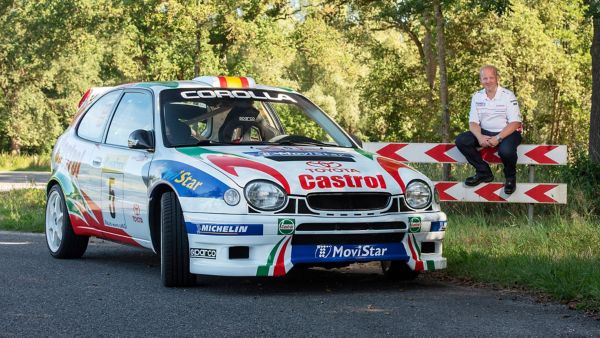 Toyota, Corolla, WRC, replica, exterieur, driekwart, linksvoor