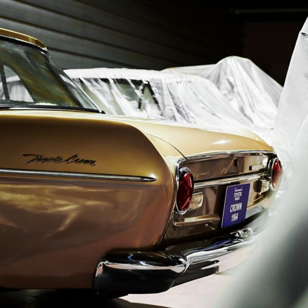 Toyota, Crown, 1964, exterieur, driekwart, linksachter