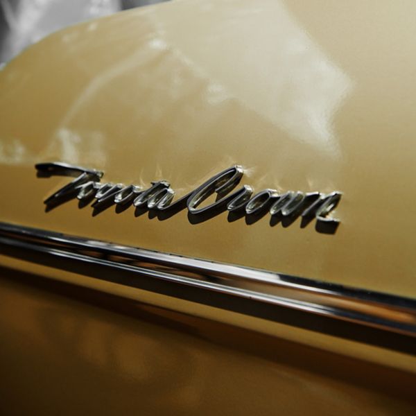 Toyota, Crown, 1964, exterieur, embleem, achterkant