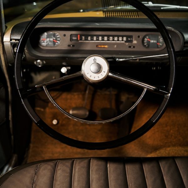 Toyota, Crown, 1964, interieur, stuurwiel