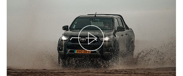 Toyota Hilux, exterieur, voorkant, grijs, thuistour, video thumb