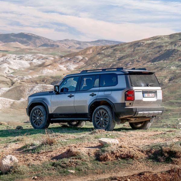 Toyota, Land, Cruiser, exterieur, offroad, op, bergen