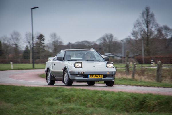 Toyota, MR2, exterieur, linksvoor, rijdend