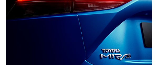 Toyota Mirai, exterieur, achterkant, achterlicht, blauw