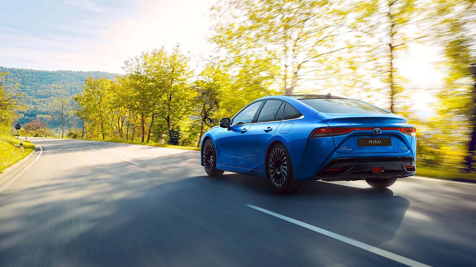 Een waterstof-elektrische Toyota Mirai