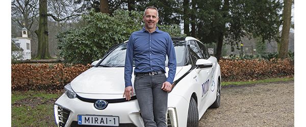 Toyota Mirai, exterieur, voorkant, wit, Martijn Kersing