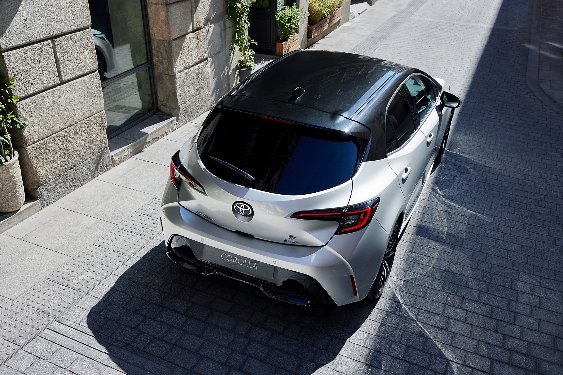 Toyota Corolla Hatchback close up of bumper
