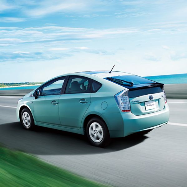 Toyota Prius 3, exterieur, links achter