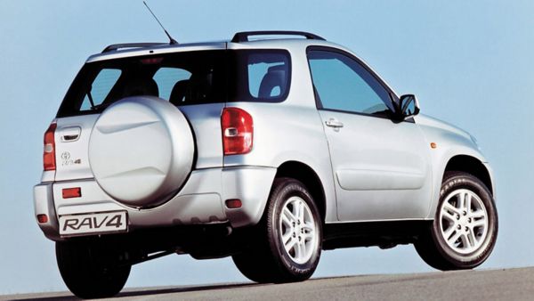 Toyota RAV4, 2nd generation, exterieur, rechtsachter, grijs