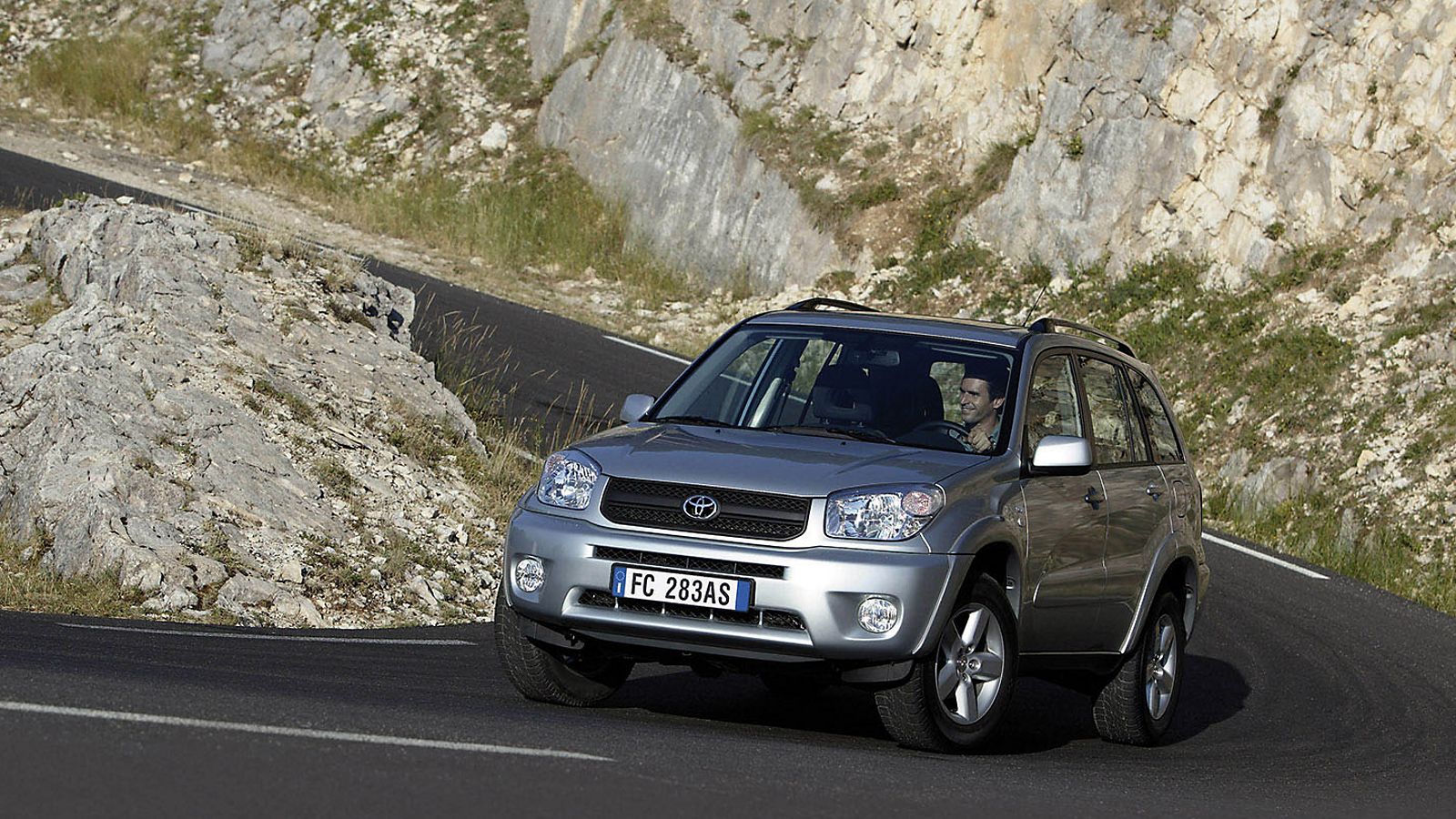 Toyota RAV4, 2nd generation, exterieur, voorkant, grijs