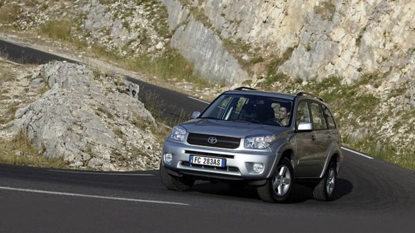 Toyota RAV4, 2nd generation, exterieur, voorkant, grijs