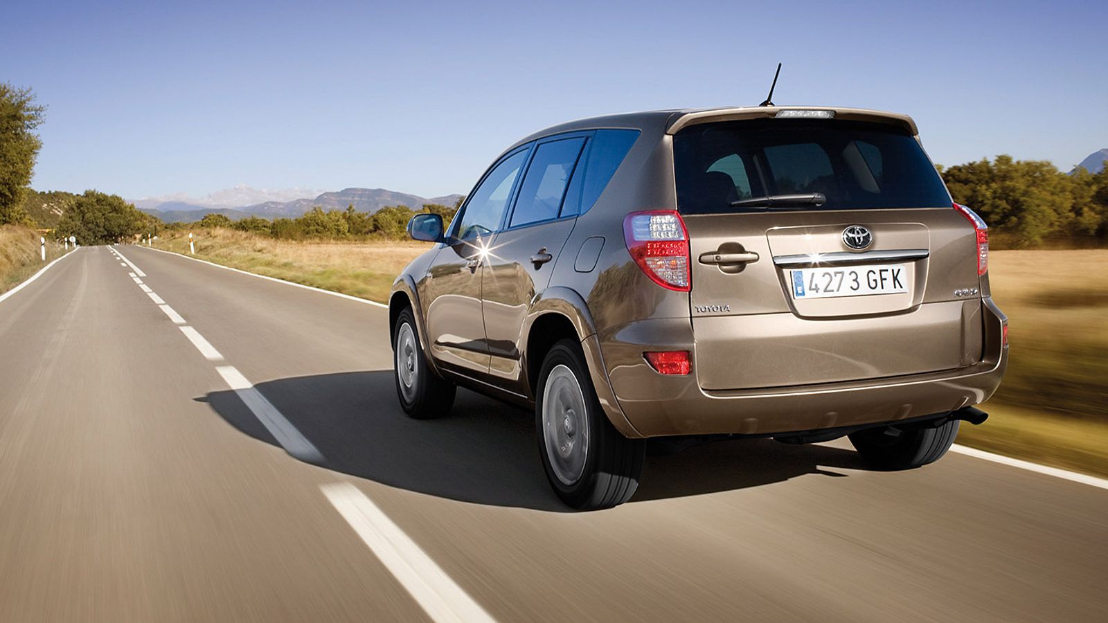 Toyota RAV4, 3rd generation, exterieur, achterkant, bruin