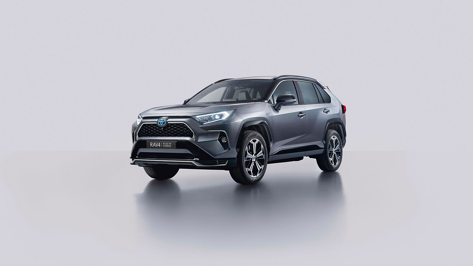 Toyota RAV4 Plug in Hybrid, exterieur, linksvoor, grijs