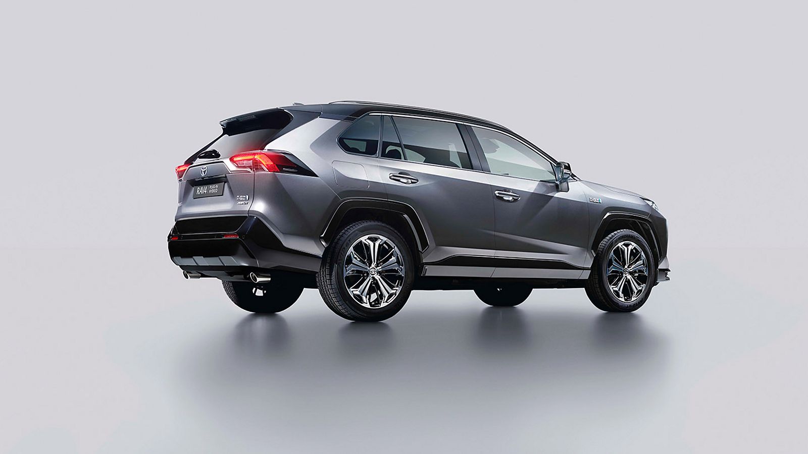 Toyota RAV4 Plug in Hybrid, exterieur, zijkant, grijs