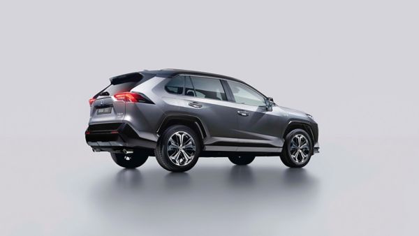 Toyota RAV4 Plug in Hybrid, exterieur, zijkant, grijs