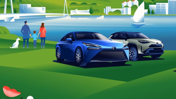 Toyota Mirai ja Toyota Yaris Cross