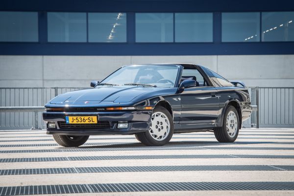 Toyota Supra A70, exterieur, linksvoor, blauw