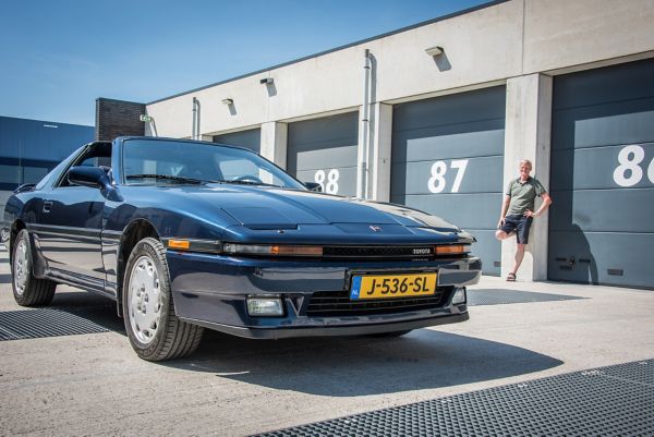 Toyota Supra A70, exterieur, rechtsvoor, blauw, Louis Stroomer