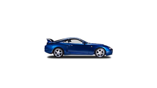 Toyota Supra, exterieur, zijkant, blauw