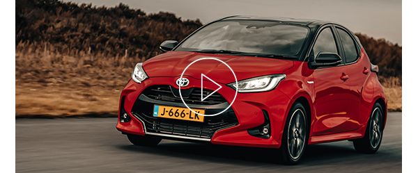 Toyota Yaris, exterieur, linksvoor, rood, thuistour, video thumb