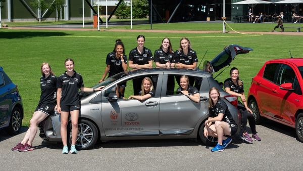 Yaris, zijkant, Handbal, team