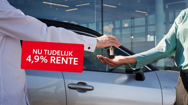 Nu tijdelijk 4,9% rente op bijna alle modellen
