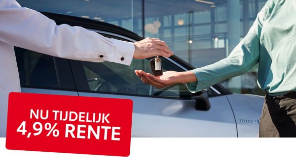 Nu tijdelijk 4,9% rente op bijna alle modellen