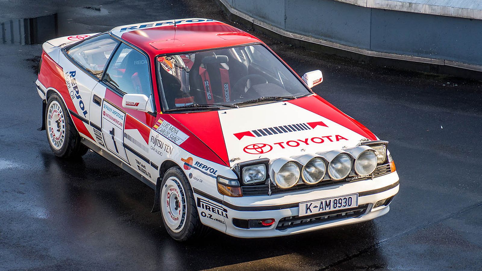 Toyota, exterieur, Celica, GT, Four, zij, boven, aanzicht